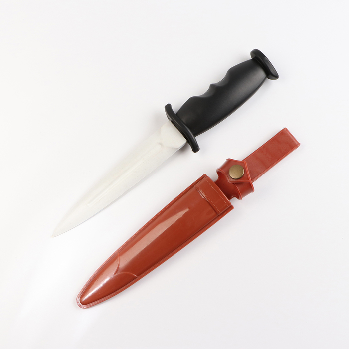 Нож тренировочный, с ножнами, резиновый, 24 см - фото 1928484950