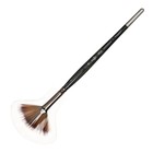 Кисть Веерная, Синтетика, Гамма "Модерн" № 8, короткая ручка, два уровня длины - фото 23655775