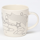 Кружка под раскраску на 9 мая «С днём победы!», 300 мл - Фото 3
