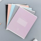 Тетрадь 12 листов в линейку, А5, на скрепке, блок №2 «Цветная обложка» МИКС - Фото 2