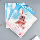 Тетрадь 12 листов в линейку, А5, на скрепке, блок №2 «Пушистики» МИКС - Фото 2