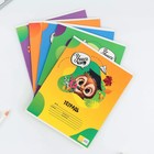 Тетрадь 12 листов в косую линейку, А5, на скрепке, блок №1 «Учись на 5+» МИКС - Фото 2