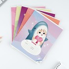 Тетрадь в клетку, 18 листов, А5, на скрепке, блок №1«Котя» МИКС - Фото 2