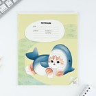 Тетрадь в клетку, 18 листов, А5, на скрепке, блок №1«Котя» МИКС - Фото 9