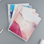 Тетрадь в линейку 18 листов А5, на скрепке«1 сентября: Мрамор», обложка мелованный картон, 5 видов МИКС - Фото 2