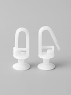 Крючок для штор, гвоздик с замком, d=11×25×12 мм, 20 шт., белый - Фото 3