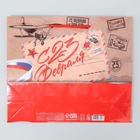 Пакет подарочный ламинированный, упаковка, «С 23 февраля», ML 25 х 21 х 8 см 9933753