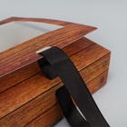 Коробка-фоторамка подарочная складная, упаковка, «Настоящему мужчине», 20 х 18 х 5 см 9939589