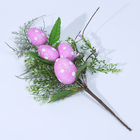 Пасхальный декор «Яйца фиолетового цвета в горошек» 6 × 15 × 30 см - Фото 3