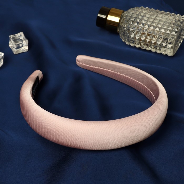 Ободок для волос «Лира», 3 см, розовый - Фото 1