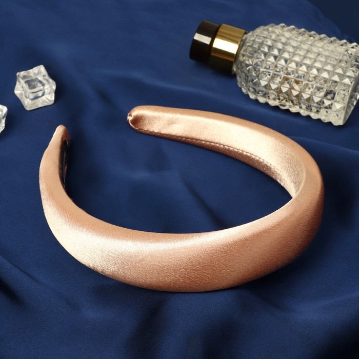 Ободок для волос «Лира», 3 см, кремовый - Фото 1