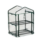 Парник-стеллаж, 2 полки, 93×69×49 см, металлический каркас d=16 мм, чехол плёнка 80 мкм, Greengo - Фото 16