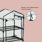 Парник-стеллаж, 2 полки, 93×69×49 см, металлический каркас d=16 мм, чехол плёнка 80 мкм, Greengo - Фото 6