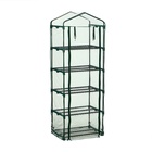 Парник-стеллаж, 5 полок, 193×69×49 см, металлический каркас d=16 мм, чехол плёнка 80 мкм, Greengo - Фото 11