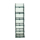 Парник-стеллаж, 5 полок, 193×69×49 см, металлический каркас d=16 мм, чехол плёнка 80 мкм, Greengo - Фото 14