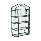 Парник-стеллаж, 4 полки, 125×70×30 см, металлический каркас d=16 мм, чехол плёнка 80 мкм, Greengo - Фото 14