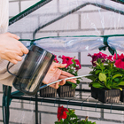 Парник-стеллаж, 4 полки, 125×70×30 см, металлический каркас d=16 мм, чехол плёнка 80 мкм, Greengo - Фото 12