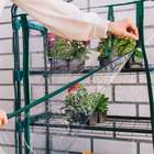 Парник-стеллаж, 4 полки, 125×70×30 см, металлический каркас d=16 мм, чехол плёнка 80 мкм, Greengo - Фото 13