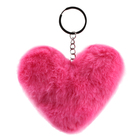 Мягкая игрушка «Сердечко» с бусинами, на брелоке, 10 см, цвет фуксия - Фото 4