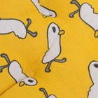 Лежак для животных "Утка", 40 х 40 х 10 см, жёлтый - фото 8983669