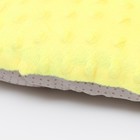 Лежак для животных "Нежность", 45 х 45 х 10 см, жёлтый - фото 8983694