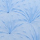 Лежак для животных "Нежность", 50 х 50 х 10 см, голубой - фото 8983711