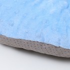 Лежак для животных "Нежность", 50 х 50 х 10 см, голубой - фото 8983712