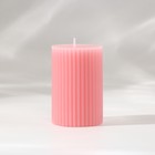 Ароматическая свеча столбик «Счастье и вдохновение», аромат роза, 7,5 х 5 см. - Фото 2