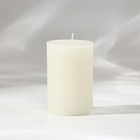 Ароматическая свеча столбик «Аромат для тебя», аромат хлопок, 7,5 х 5 см. - фото 9521162