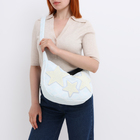 Сумка молодёжная на молнии, 36×8×23 см, голубая - Фото 2