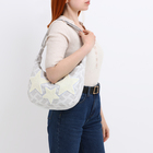 Сумка молодёжная на молнии, 36×8×23 см, серая - Фото 7