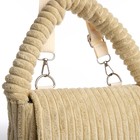 Сумка молодёжная на магните, 25.5×4.5×18.5 см, бежевая - Фото 6