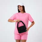 Сумка молодёжная на магните, 25.5×4.5×18.5 см, чёрная - Фото 2