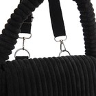 Сумка молодёжная на магните, 25.5×4.5×18.5 см, чёрная - Фото 6