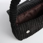 Сумка молодёжная на магните, 25.5×4.5×18.5 см, чёрная - Фото 7