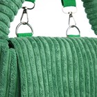 Сумка молодёжная на магните, 25.5×4.5×18.5 см, зелёная - Фото 5