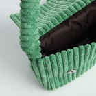 Сумка молодёжная на магните, 25.5×4.5×18.5 см, зелёная - Фото 6