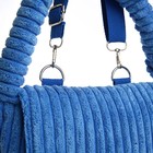 Сумка молодёжная на магните, 25.5×4.5×18.5 см, голубая - Фото 6