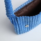 Сумка молодёжная на магните, 25.5×4.5×18.5 см, голубая - Фото 7