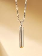 Кулон на цепочке «Тайник», открывающийся, цвет чернёное серебро, 70 см - Фото 3