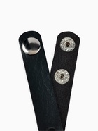 Браслет кожа "Пластина", цвет серебряно-чёрный, 23 см - фото 809278774