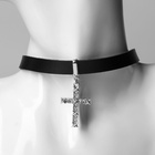 Чокер «Стиль» крест, цвет чёрный, 39.5 см - Фото 2