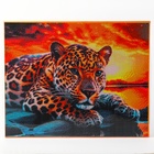 Алмазная вышивка полное заполнение «Гепард», на раме, 40×50 см - Фото 2