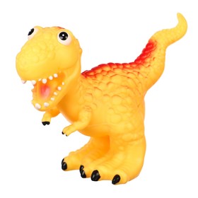 Резиновая игрушка для ванны «Динозавр: Тираннозавр», 22 см, с пищалкой, Крошка Я
