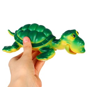 Резиновая игрушка для ванны «Черепаха», с пищалкой, Крошка Я