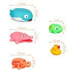 Резиновые игрушки для ванны Крошка Я «Пирамидка-брызгалка», 20 см, с пищалкой, в наборе 5 шт. - Фото 3