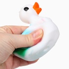 Резиновая игрушка для ванны Крошка Я «Лебедь», 8 см, с пищалкой - Фото 2