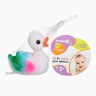 Резиновая игрушка для ванны Крошка Я «Лебедь», 8 см, с пищалкой - Фото 5