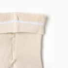 Колготки детские махровые Крошка Я BASIC 62-68 см, экрю - фото 23723985