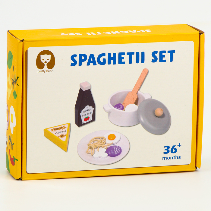 Детский игровой набор «Готовим спагетти» 16 × 5,5 × 21,6 см